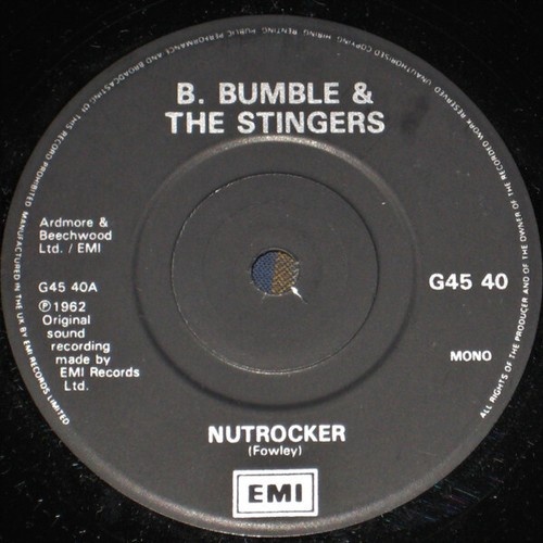 7", Single, Mono, RE B. Bumble & The Stingers - Nut Rocker / Bumble Boogie