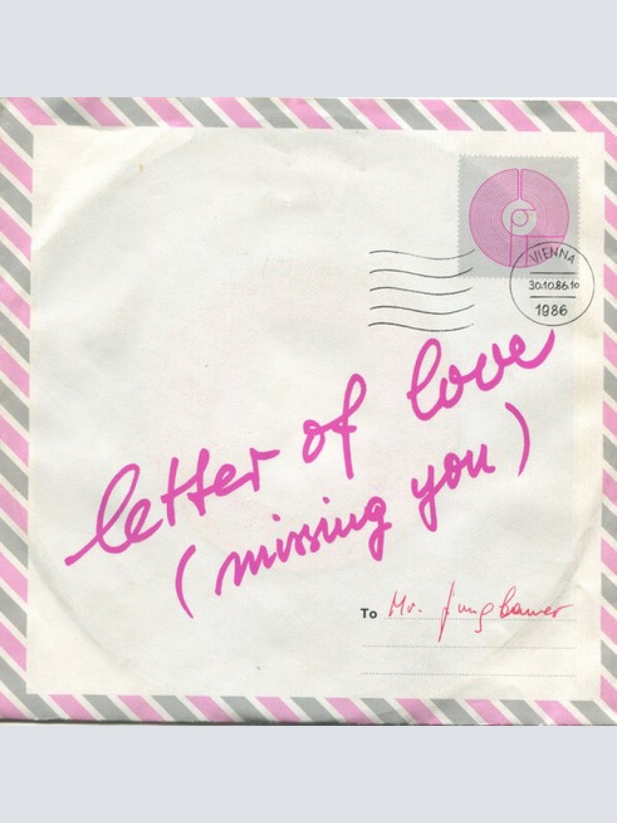 7", Single Cip (4) - Letter Of Love (Missing You)