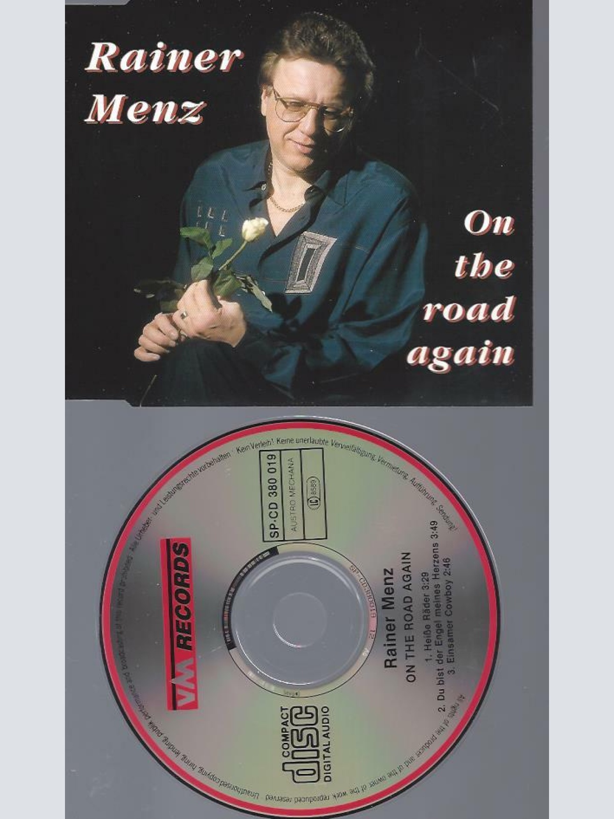 CD --Rainer Menz On the Road again  / Maxi