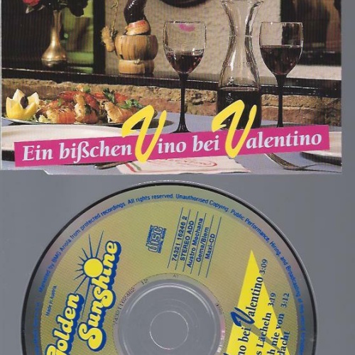 CD --Golden Sunshine  Ein bisschen Vino bei Valentino