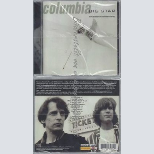 CD--// BIG STAR--COLUMBIA: LIVE AT MISSOURI UNIVERSITY 4/25/93