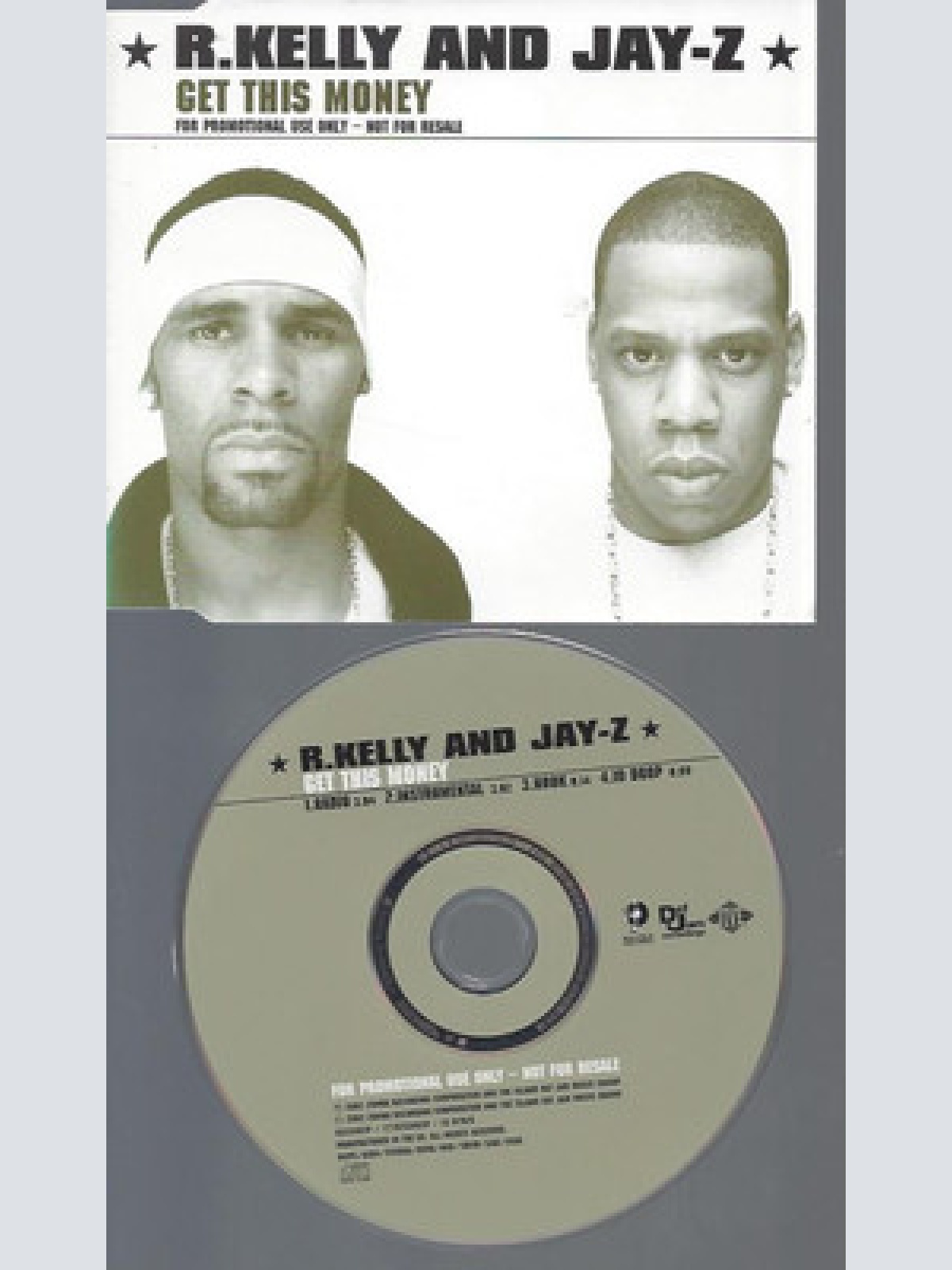 CD-R KELLY AND JAY-Z GET THIS MONEY--PROMO