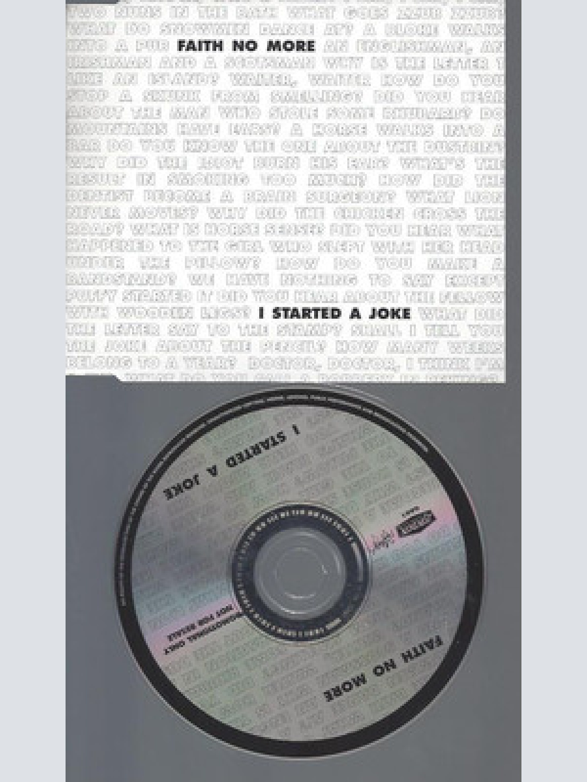 CD-FAITH NO MORE I STARTED A JOKE-PROMO