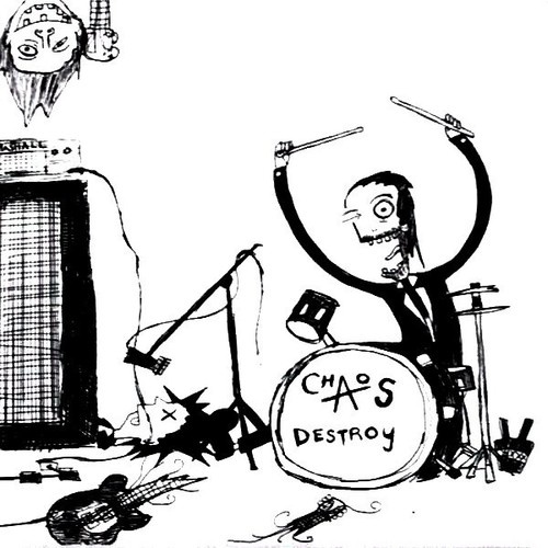 7" Chaos Destroy / Nekromantiker - Chaos Destroy / Nekromantiker