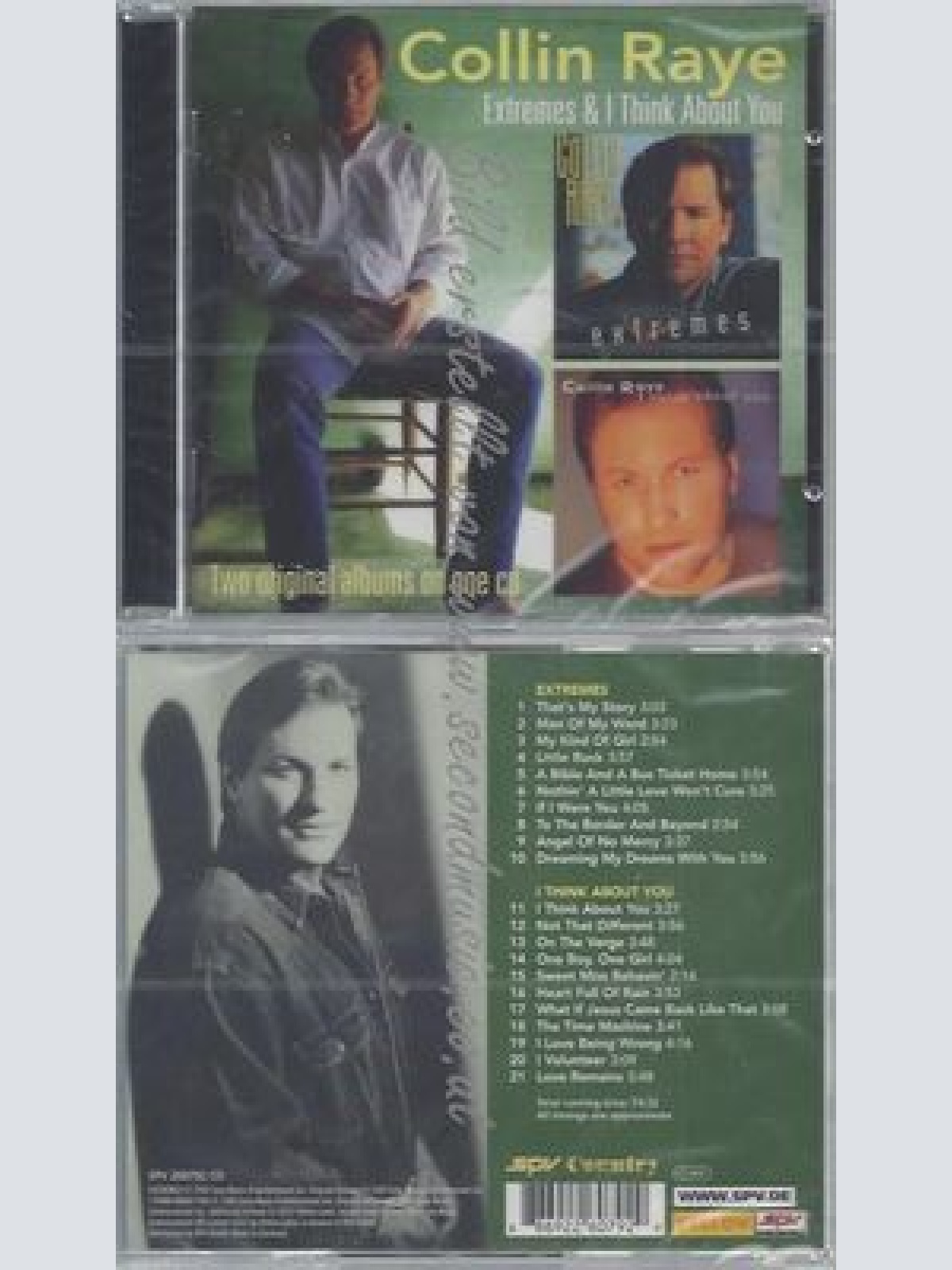 CD--I THINK ABOUT YOU  -/ RAYE,COLLIN--EXTREMES