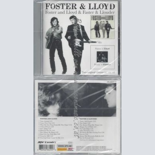 CD--FASTER & LLOUDER - ON -/ FOSTER & LLOYD--FOSTER & LLOYD