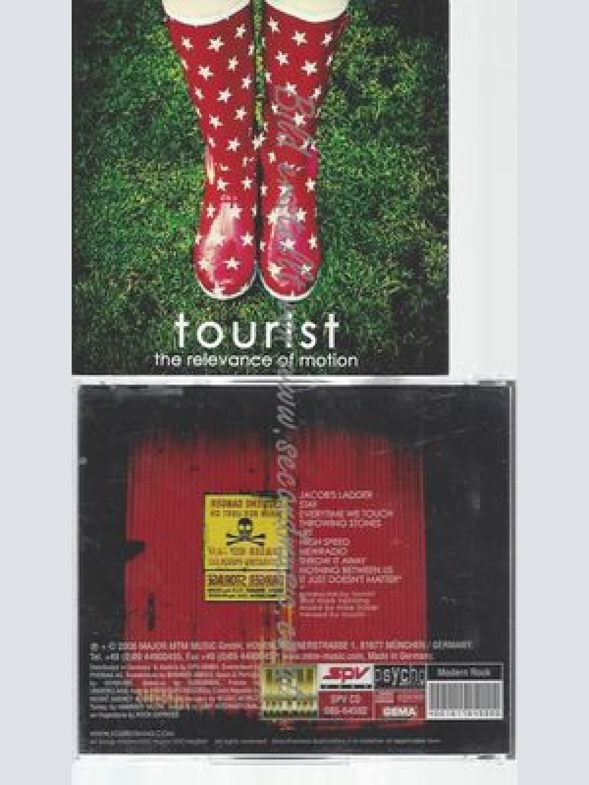 CD--TOURIST--THE RELEVANCE OF MOTION