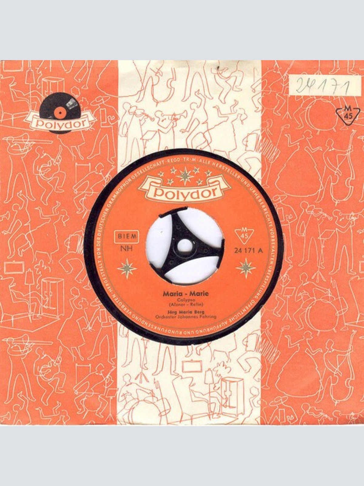 7", Mono Jörg Maria Berg - Maria - Marie