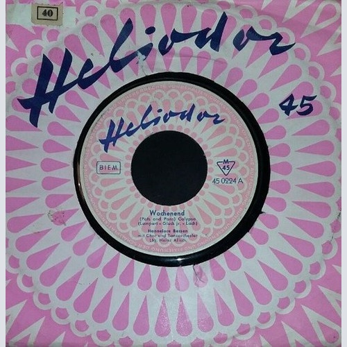 7", Single, Mono Hannelore Bassen Und Herbert Höpfner - Wochenend