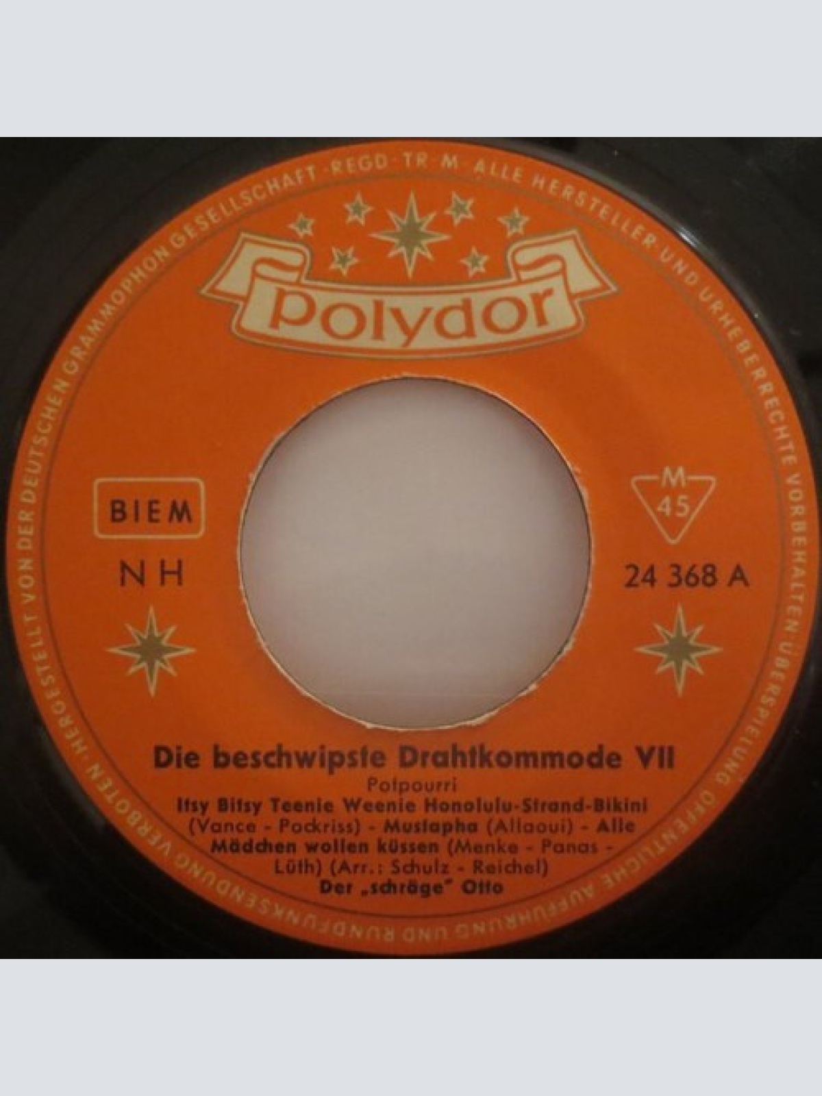 7", Single Der Schräge Otto - Die Beschwipste Drahtkommode VII