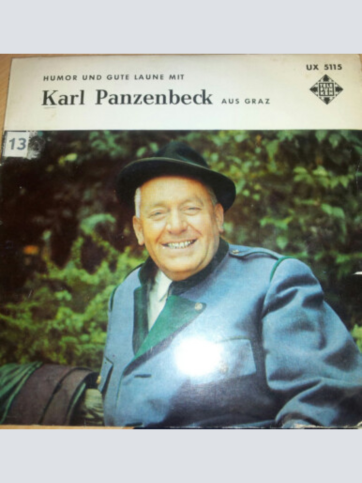 7" Karl Panzenbeck - Humor Und Gute Laune Mit Karl Panzenbeck Aus Graz