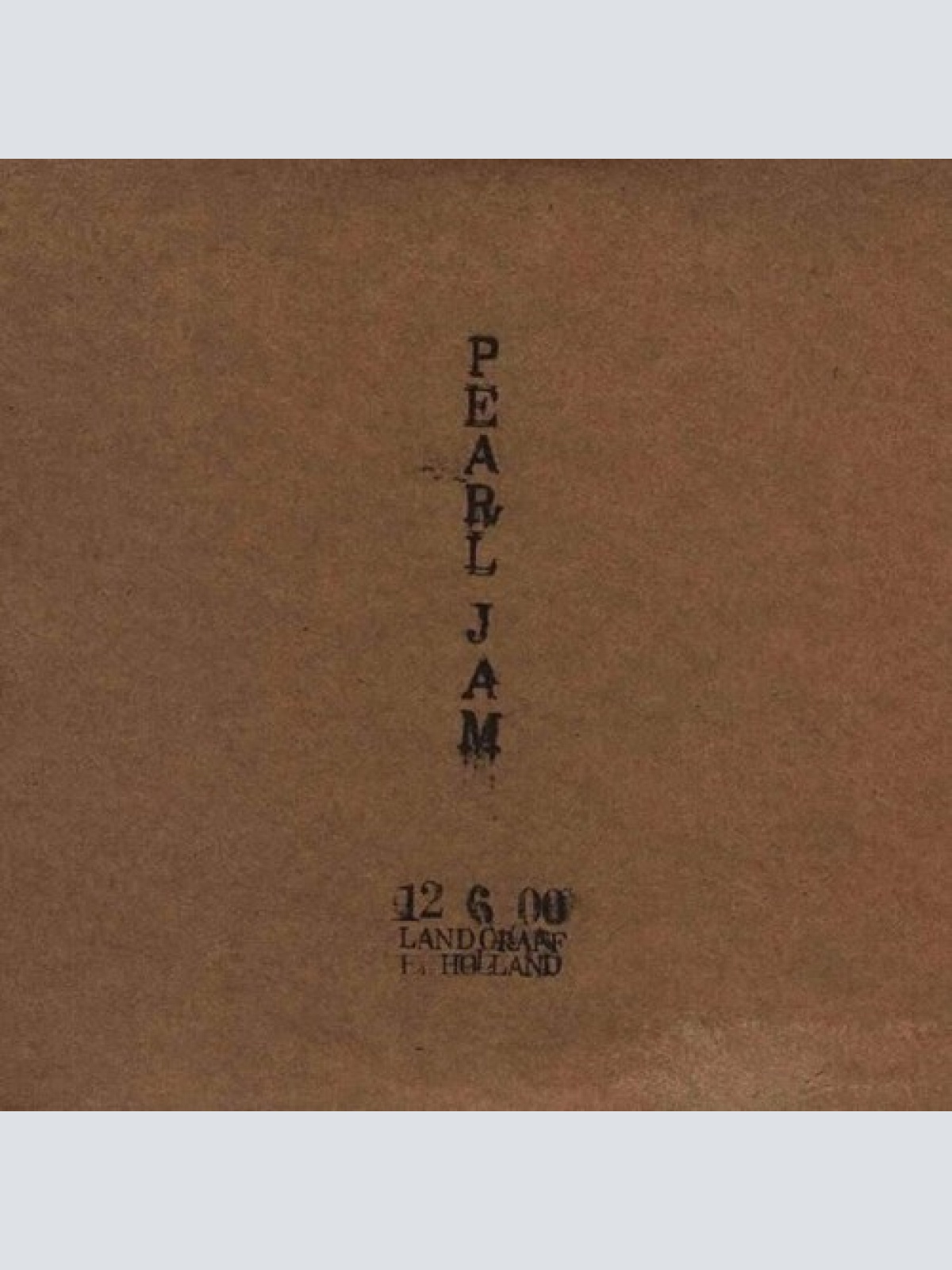 2xCD, Album Pearl Jam - 12 6 00 - Landgraaf, Holland