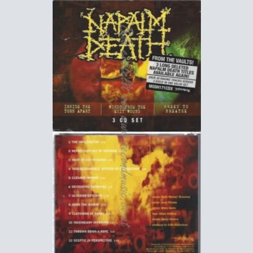 CD--ORDS FROM THE EXIT WOUND/ NAPALM DEATH | --INSIDE THE TORN APART