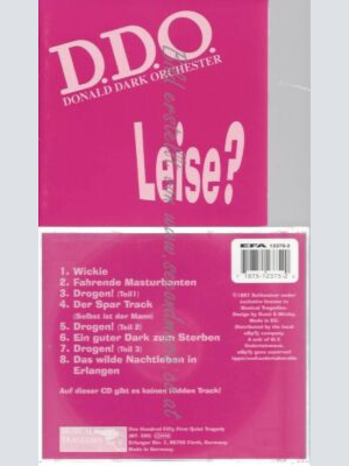 CD--DONALD DARK | --LEISE