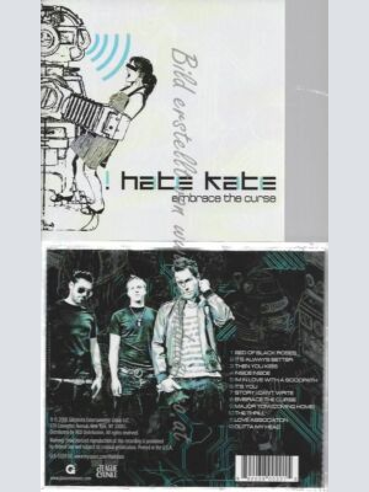 CD--I HATE KATE | --EMBRACE THE CURSE