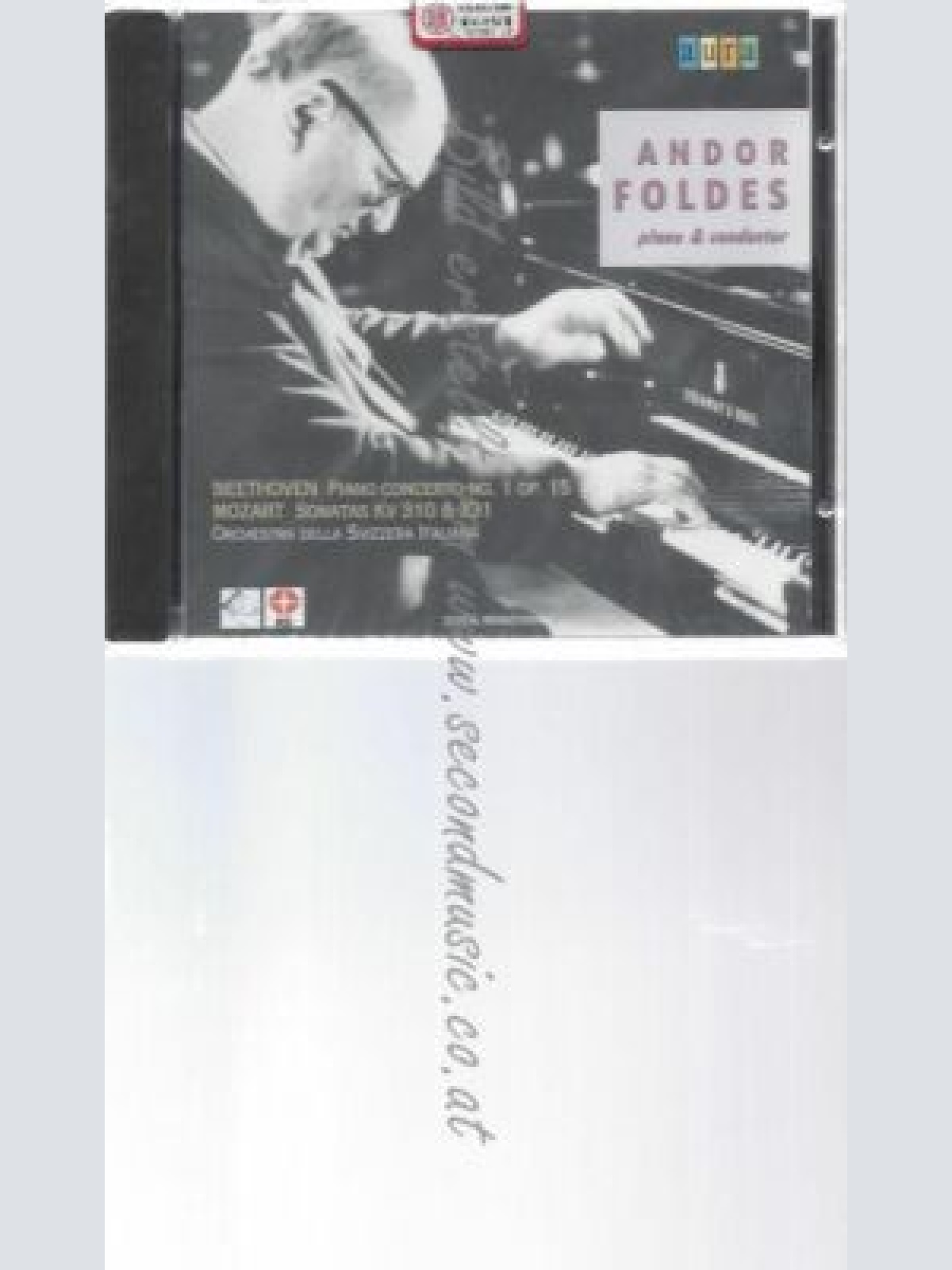 CD--SONATAS KV  & / ANDOR FOLDES, BEETHOVEN, ET AL.--PIANO CONCERTO NO.
