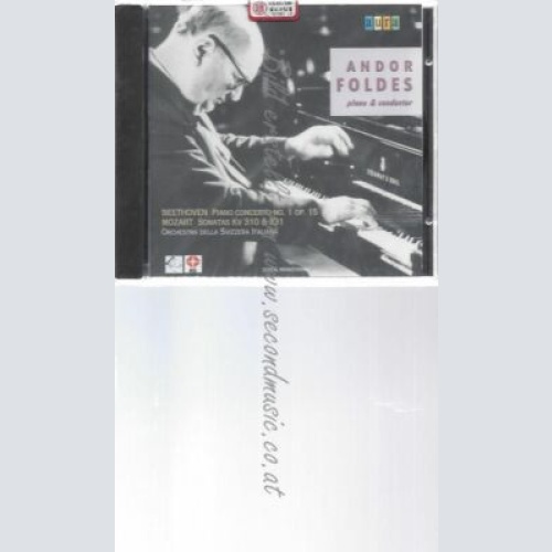 CD--SONATAS KV  & / ANDOR FOLDES, BEETHOVEN, ET AL.--PIANO CONCERTO NO.