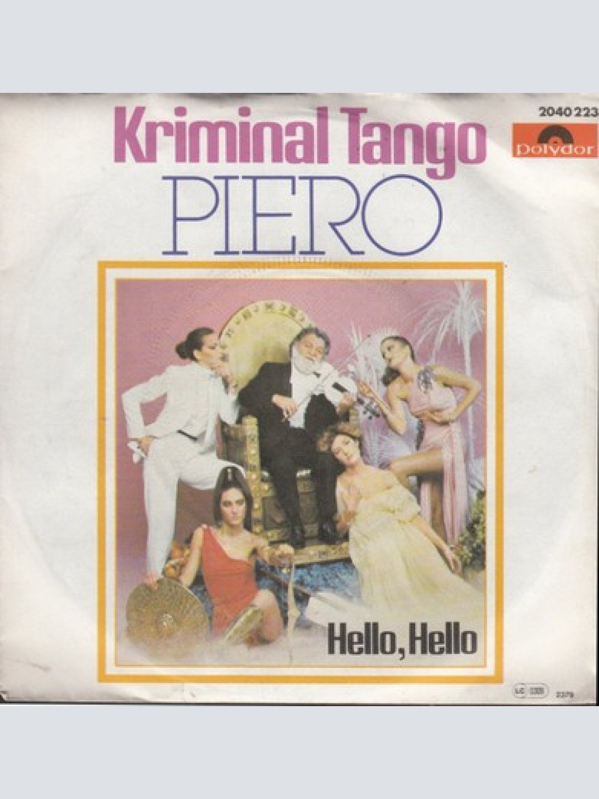 7", Single Piero - Kriminal Tango