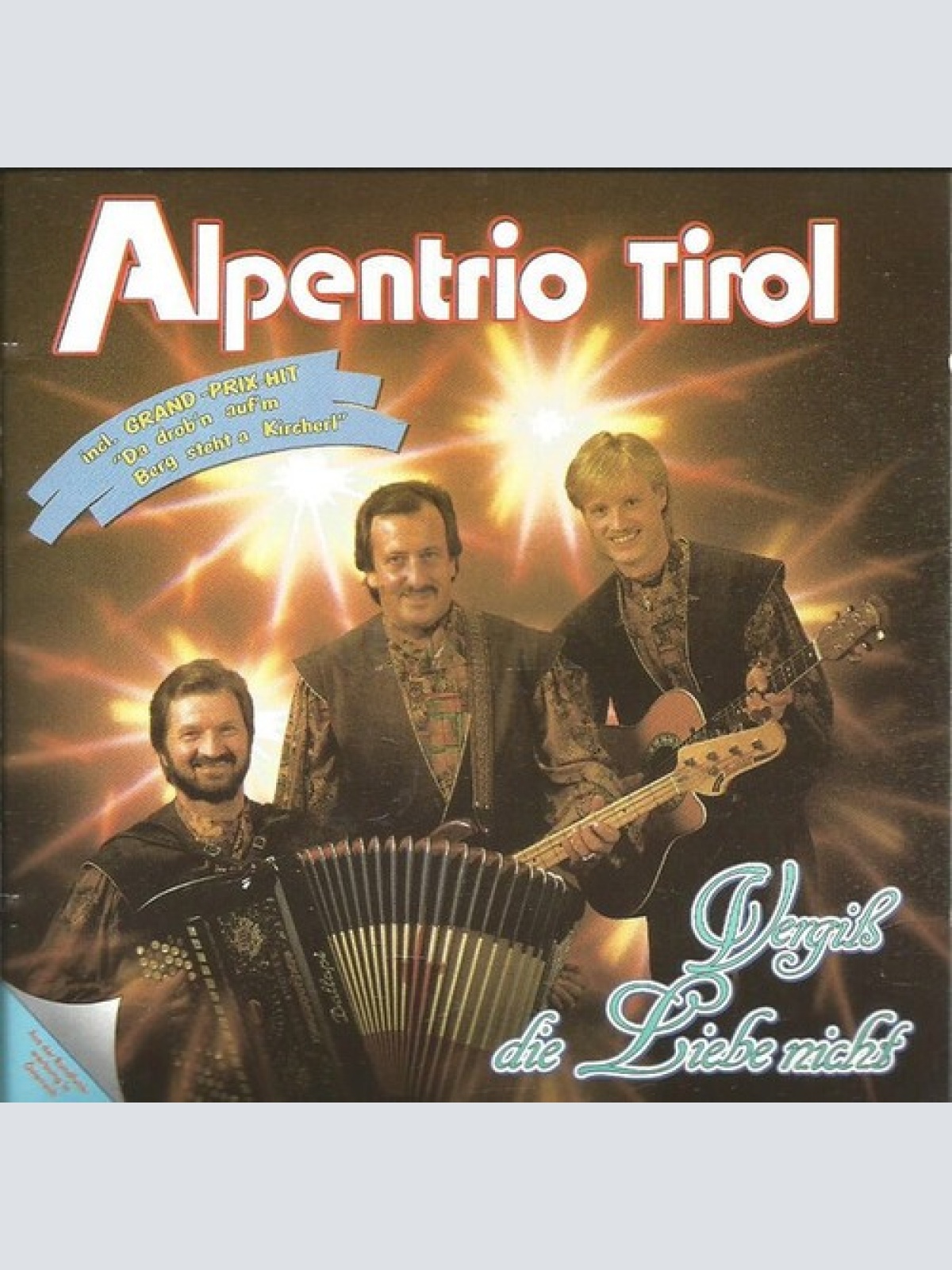 LP Alpentrio Tirol - Vergiß Die Liebe Nicht