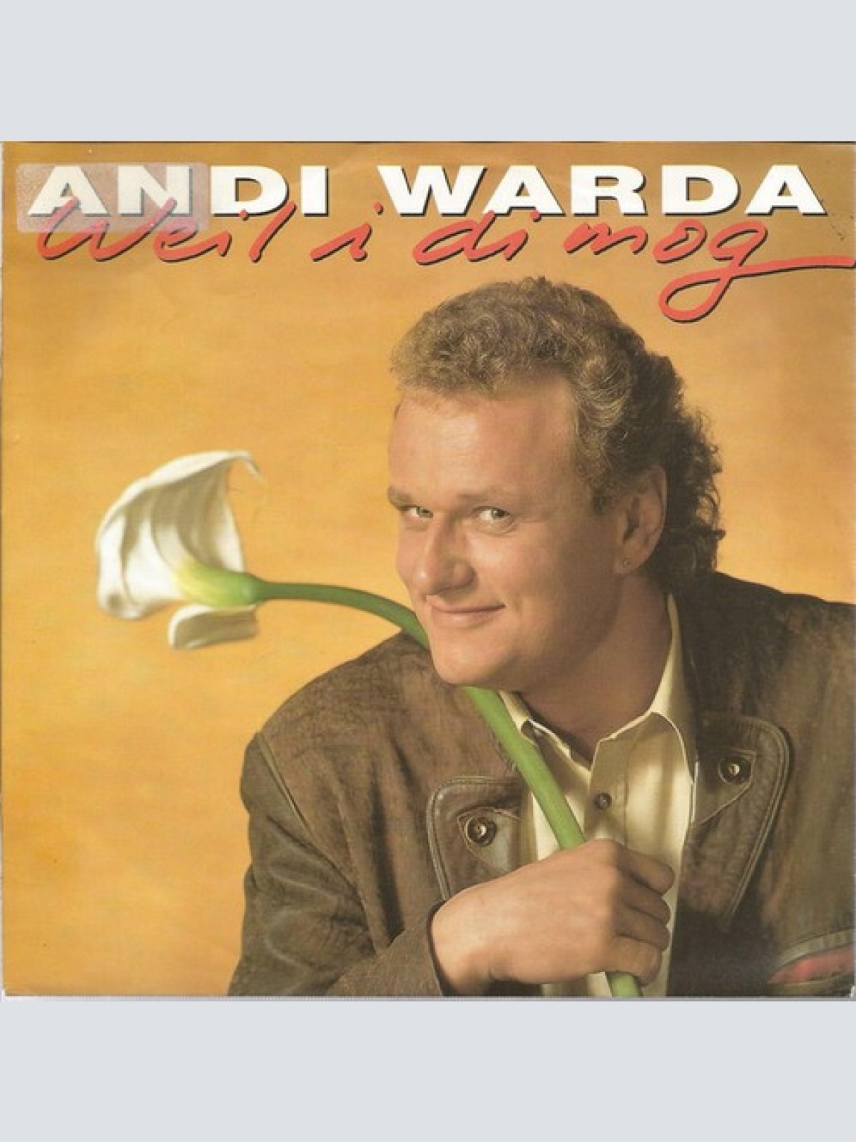 7", Single Andi Warda - Weil I Di Mog