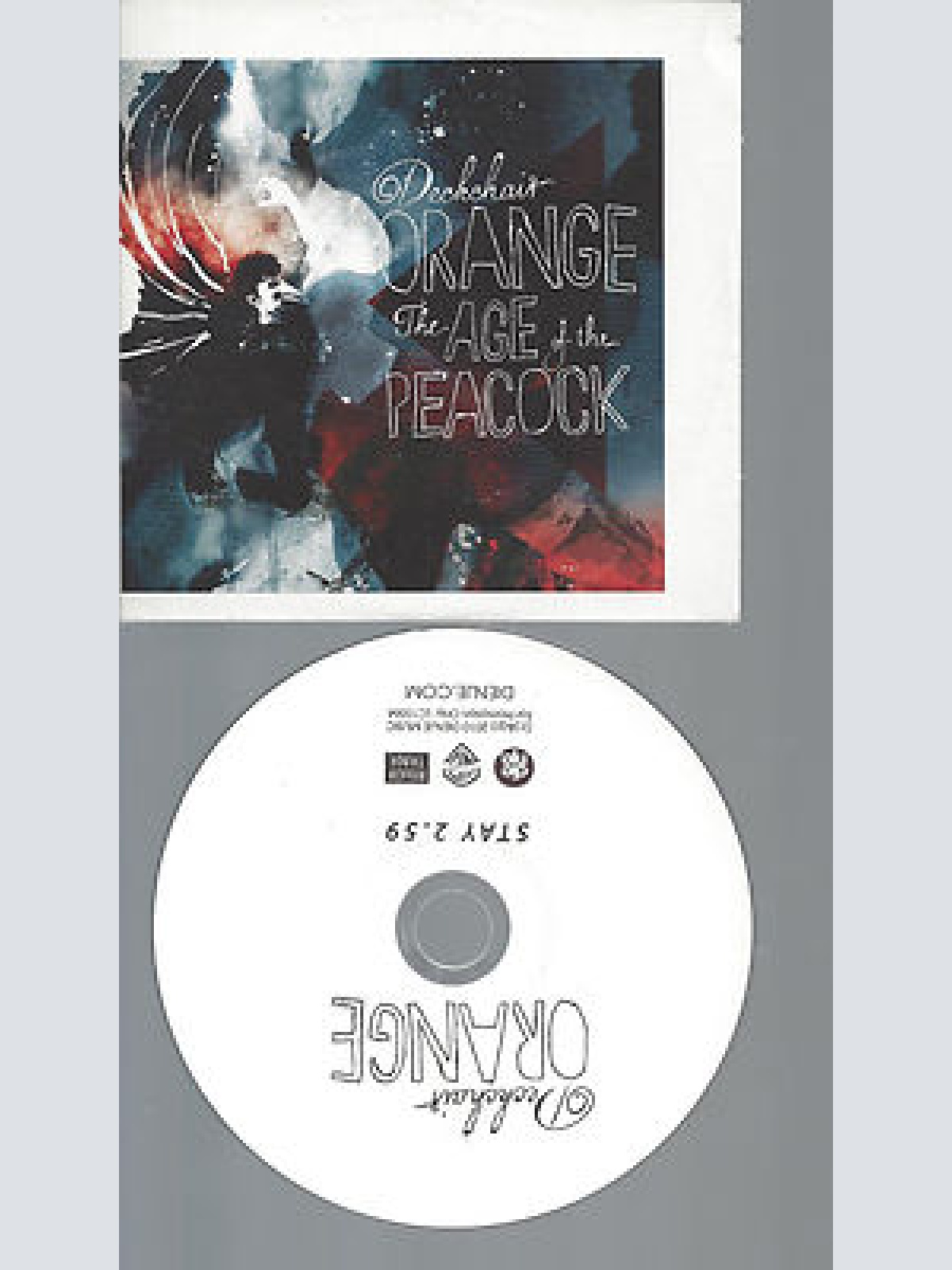 CD-DECKCHAIR ORANGE--THE AGE OF THE PEACOCK -PROMO