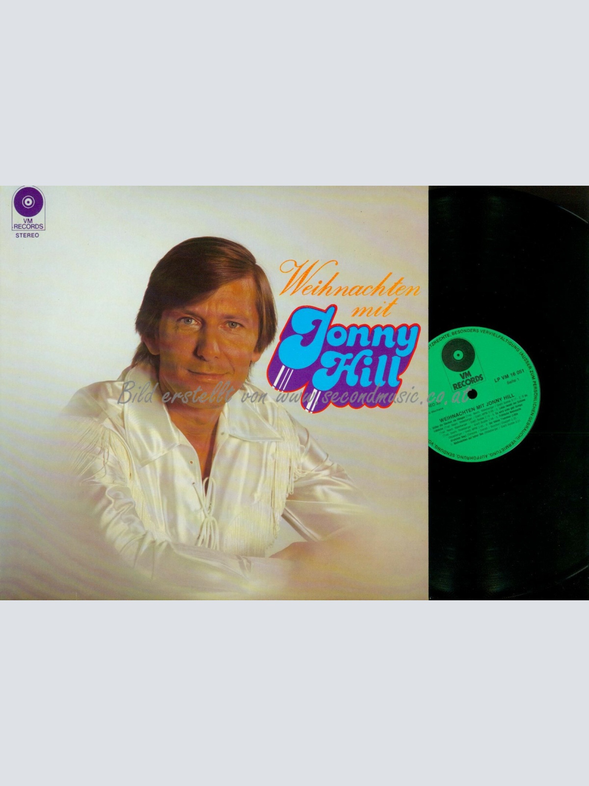 LP--WEIHNACHTEN MIT JOHNNY HILL