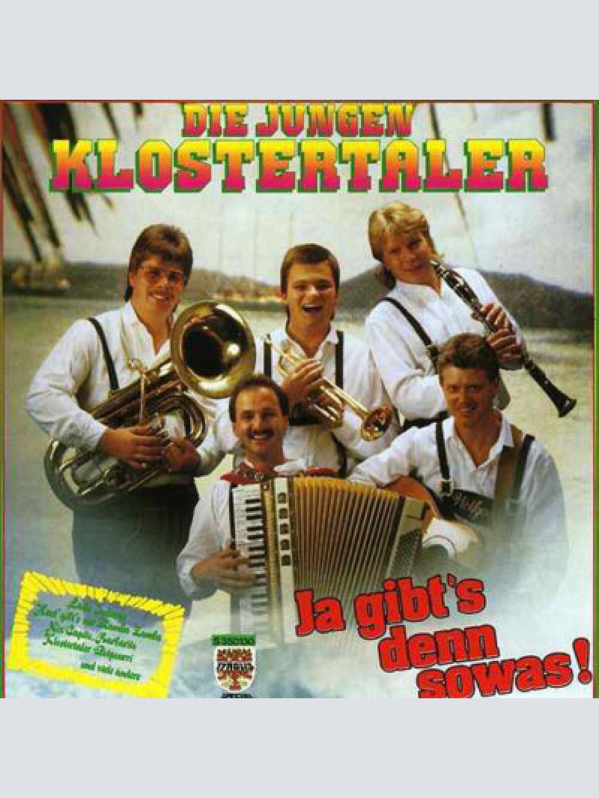 LP, Album Die Jungen Klostertaler - Ja Gibt's Denn Sowas!