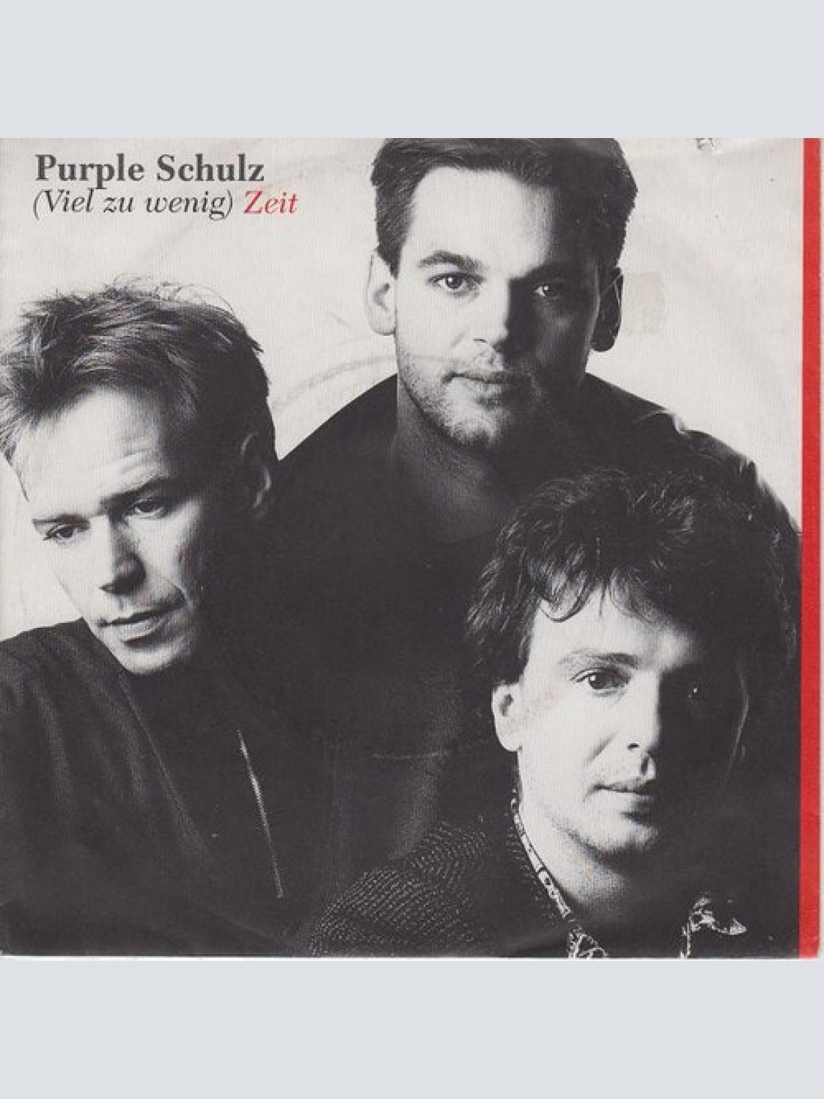 7" Purple Schulz - (Viel Zu Wenig) Zeit