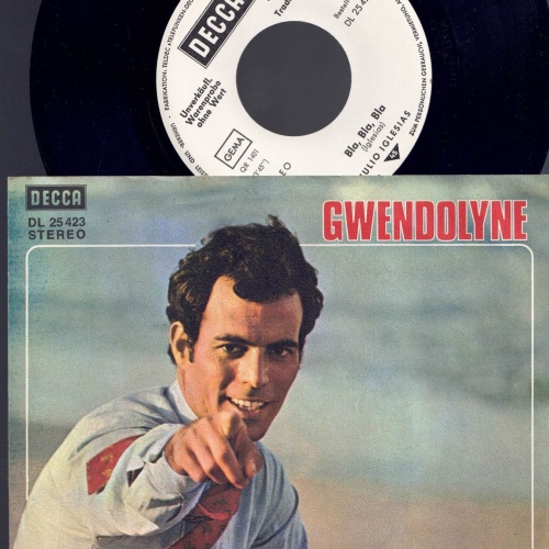 7", Julio Iglesias   Gwendolyne   / Promo