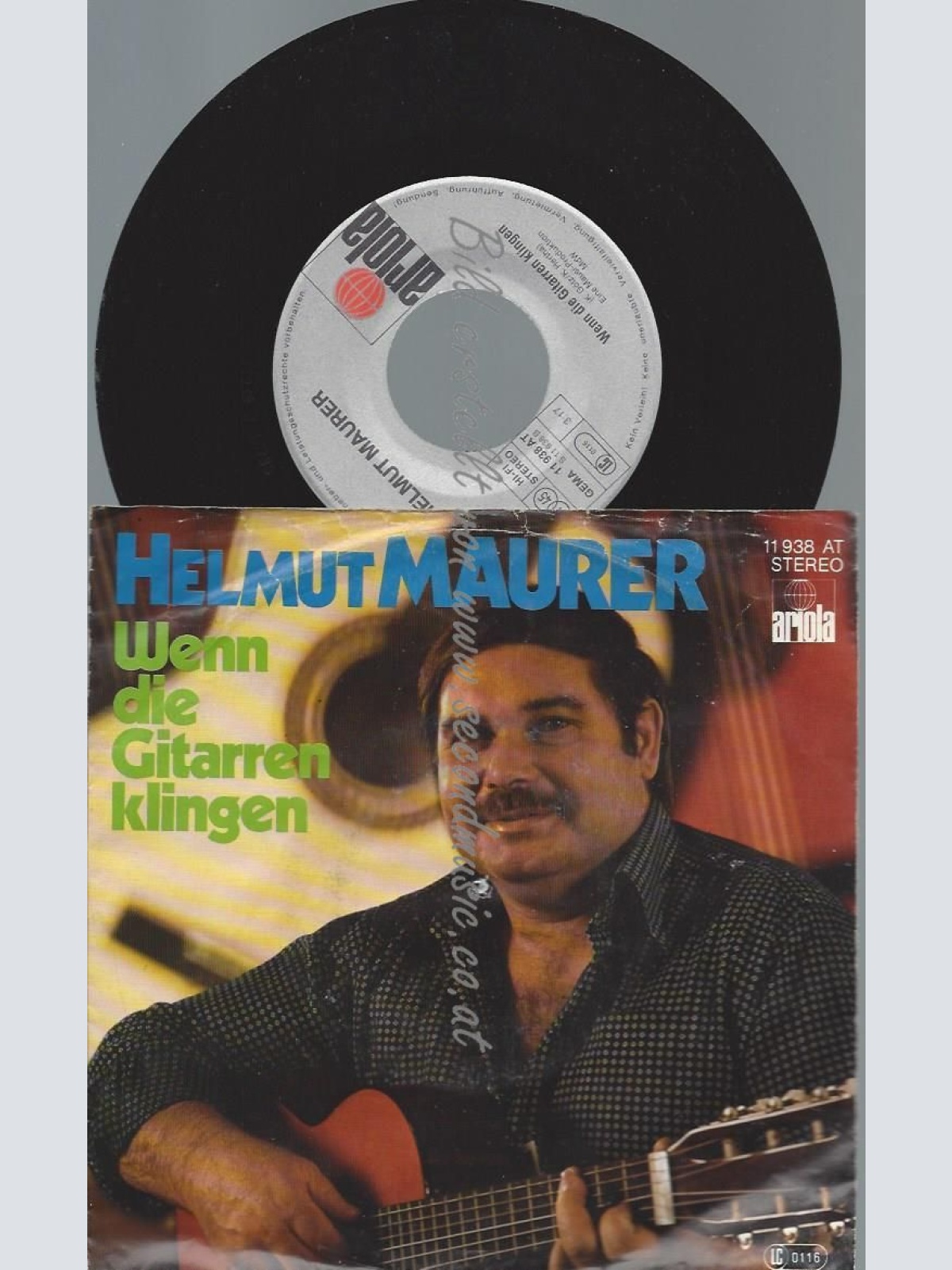 7"  Helmut Maurer – Man Müsste Zwei Mal Durch Das Leben Gehen