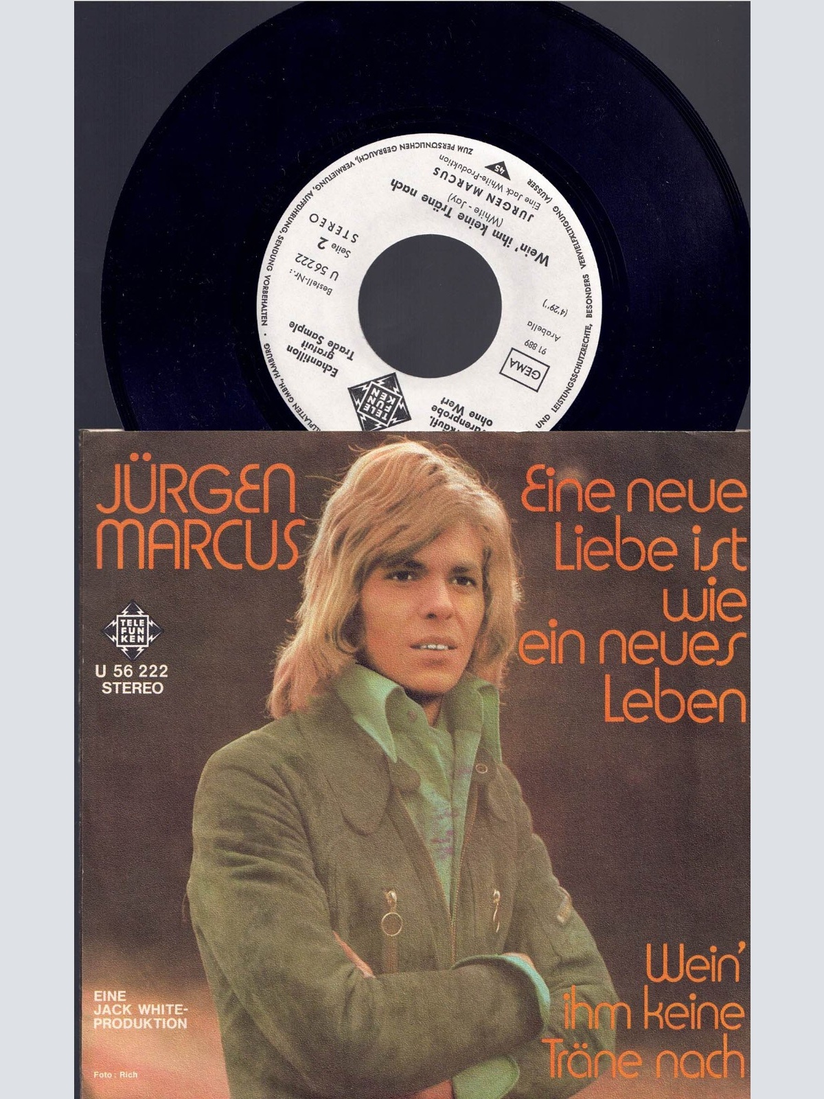 7",  Jürgen Marcus Eine neue Liebe ist wie ein neues Leben    Promo