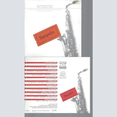 CD-SAXPRES--JOSEPH MATTHIAS HAUER KONSERVATORIUM WIENER NEUSTADT