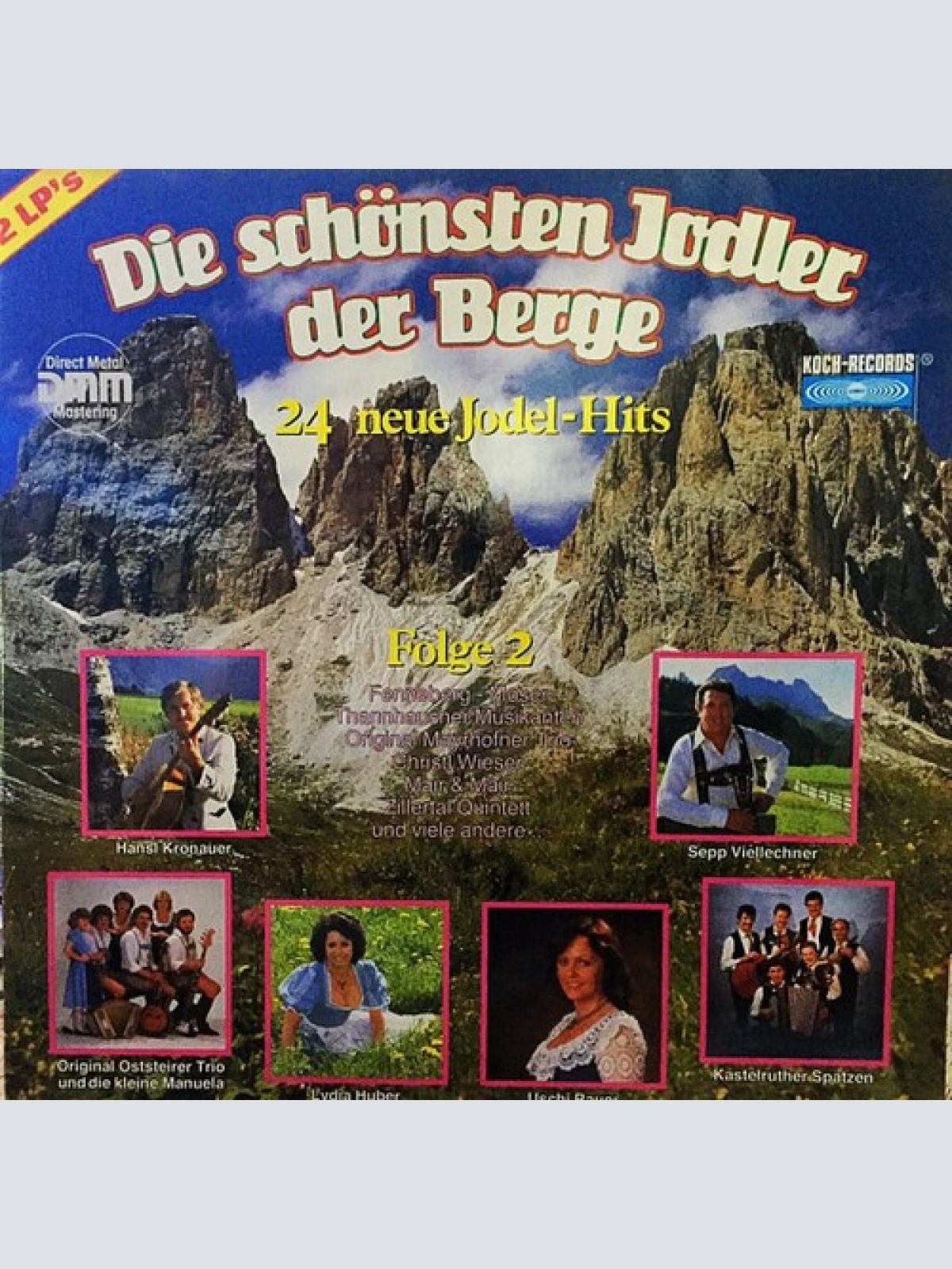 2xLP, Comp Various - Die Schönsten Jodler Der Berge - 24 Neue Jodel-Hits - Fo...