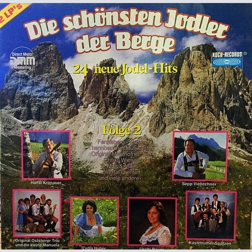 2xLP, Comp Various - Die Schönsten Jodler Der Berge - 24 Neue Jodel-Hits - Fo...