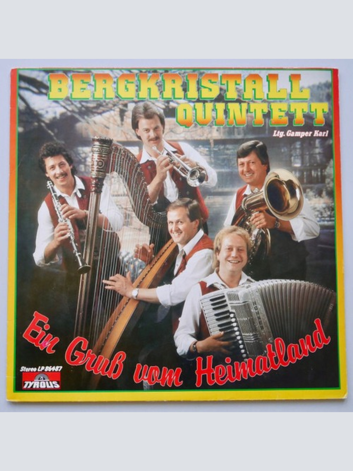 LP, Album Bergkristall Quintett - Ein Gruß Vom Heimatland