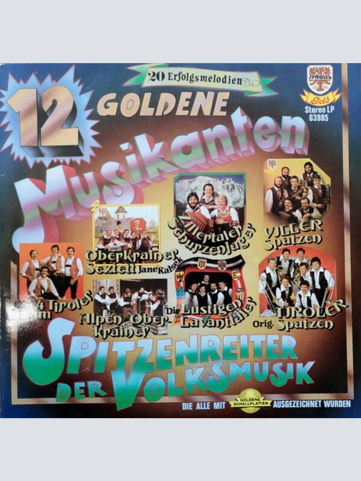 LP, Comp Various - 12 Goldene Musikanten - Spitzenreiter Der Volksmusik