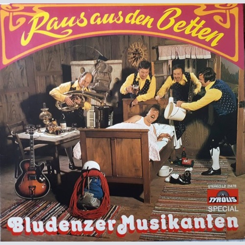 LP, Album Bludenzer Volksmusikanten - Raus Aus Den Betten