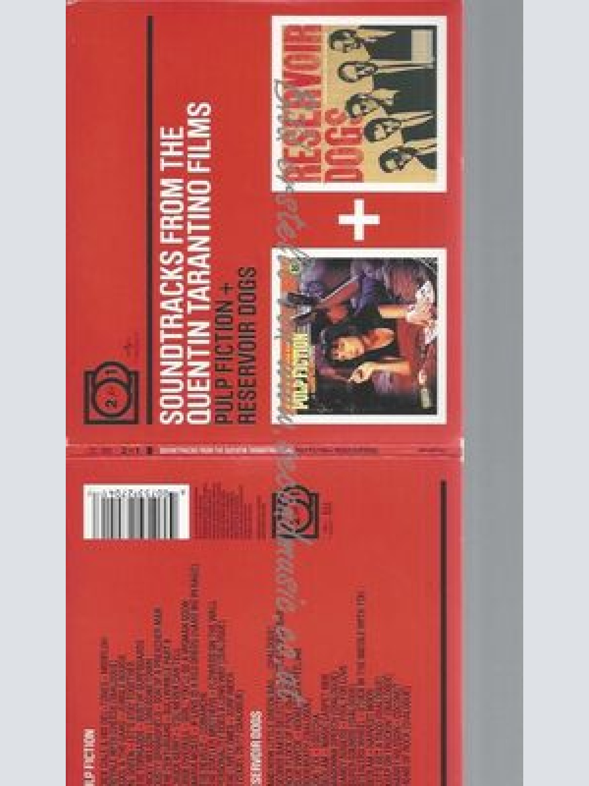 CD--RESERVOIR DOGS OST   | SOUNDTRACK/ VARIOUS-- FOR :PULP FICTION OST