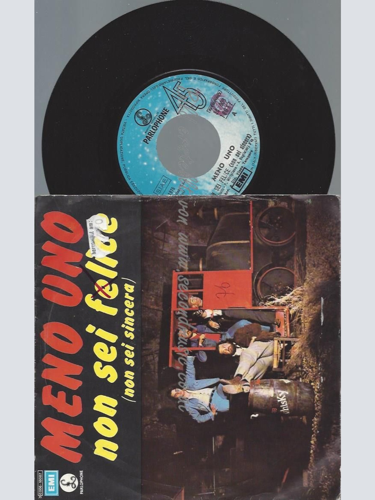 7"   Meno Uno – Non Sei Felice