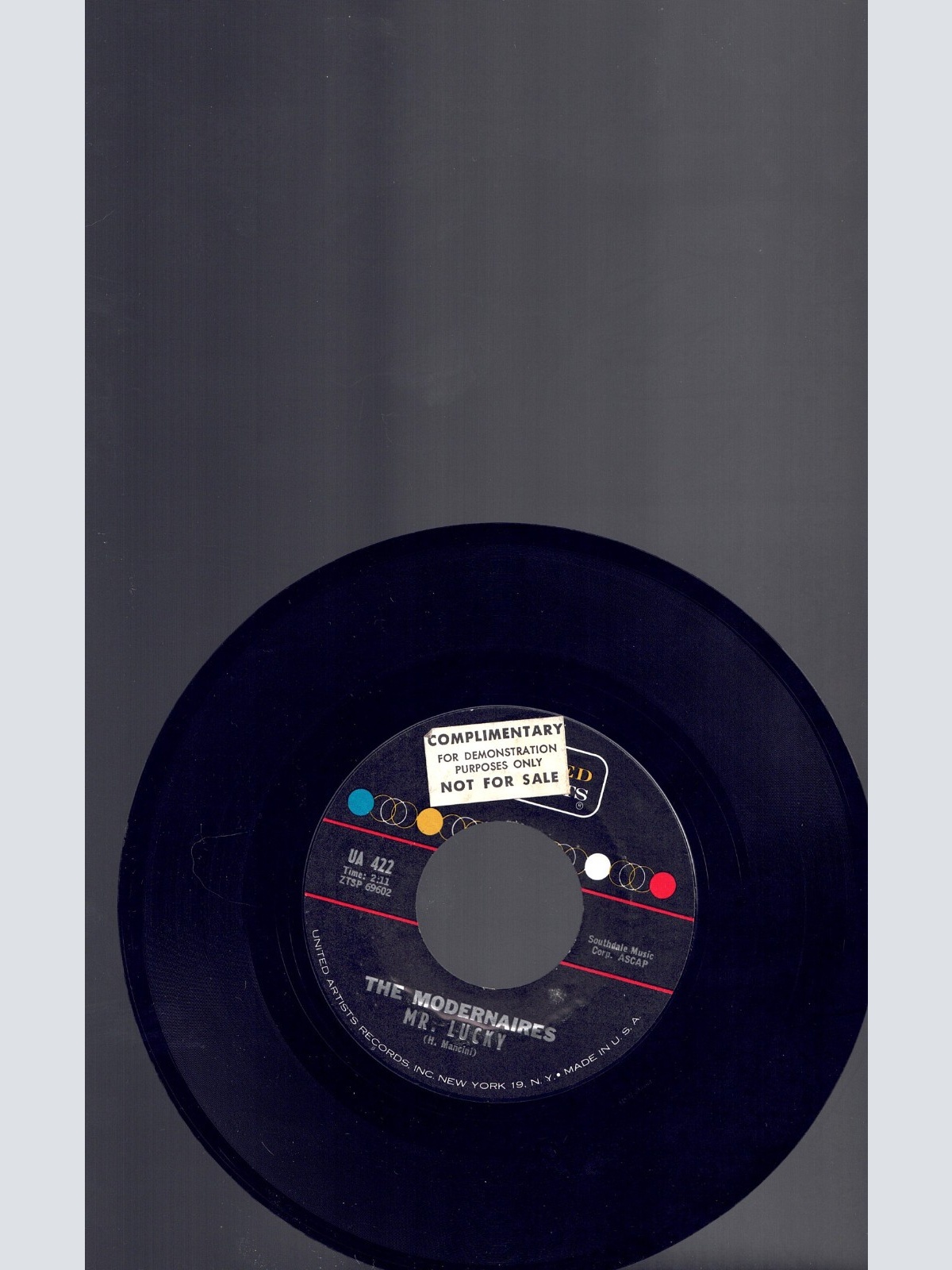 7", Mr Lucky    The Modernaires