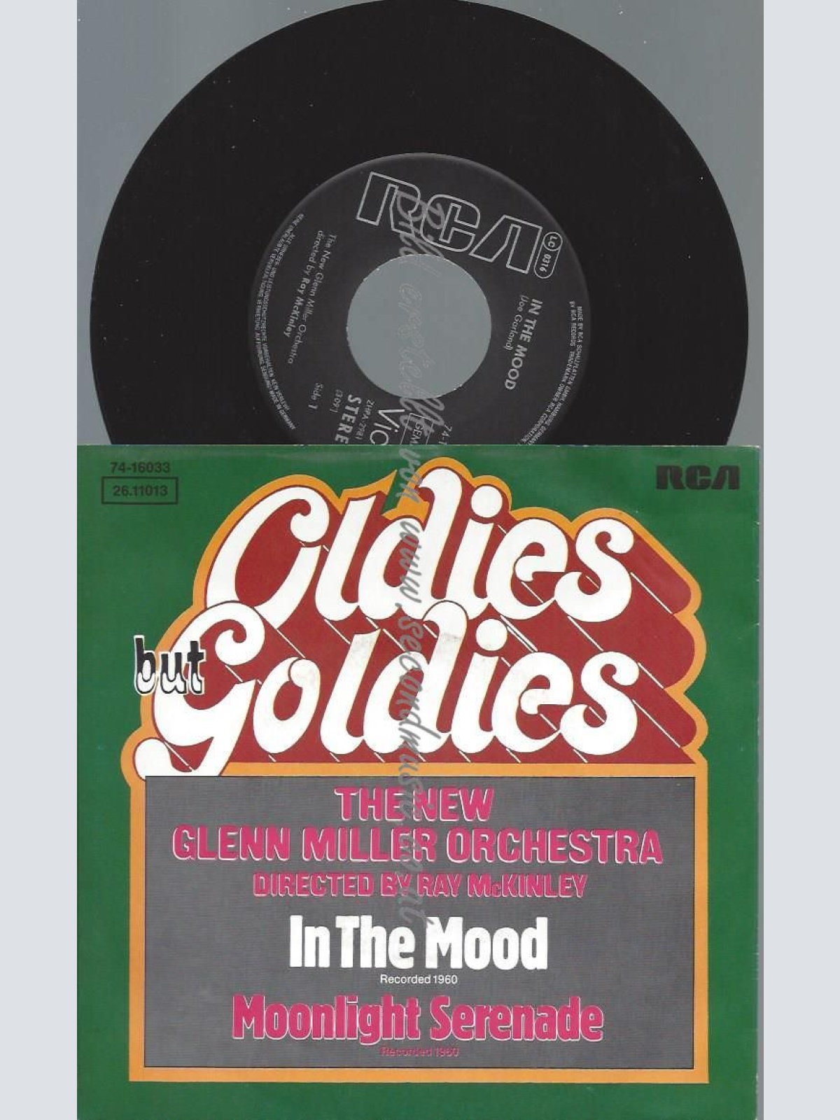 7"  The New Glenn Miller Orchestra  In The Mood / Moonlight Serenade