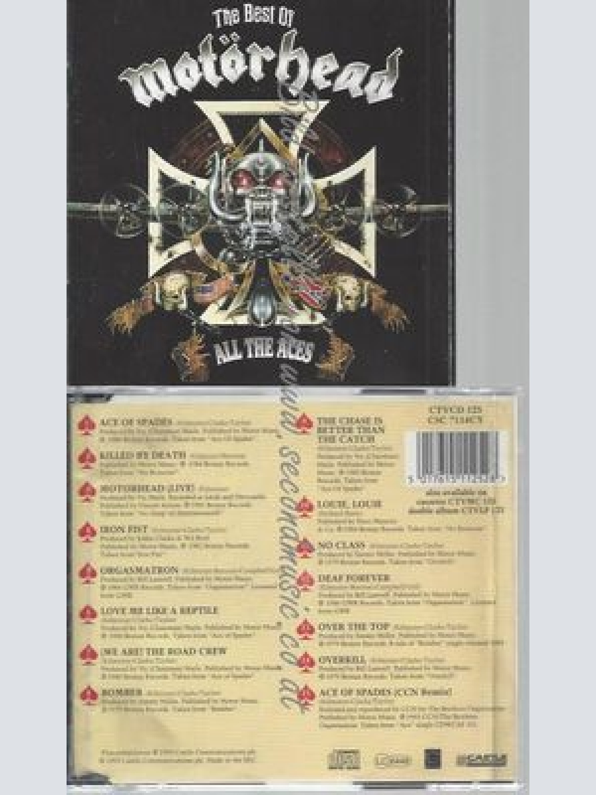 CD--THE MUGGERS TAPES | IMPORT/ MOTÖRHEAD--THE BEST OF MOTORHEAD: ALL THE ACES