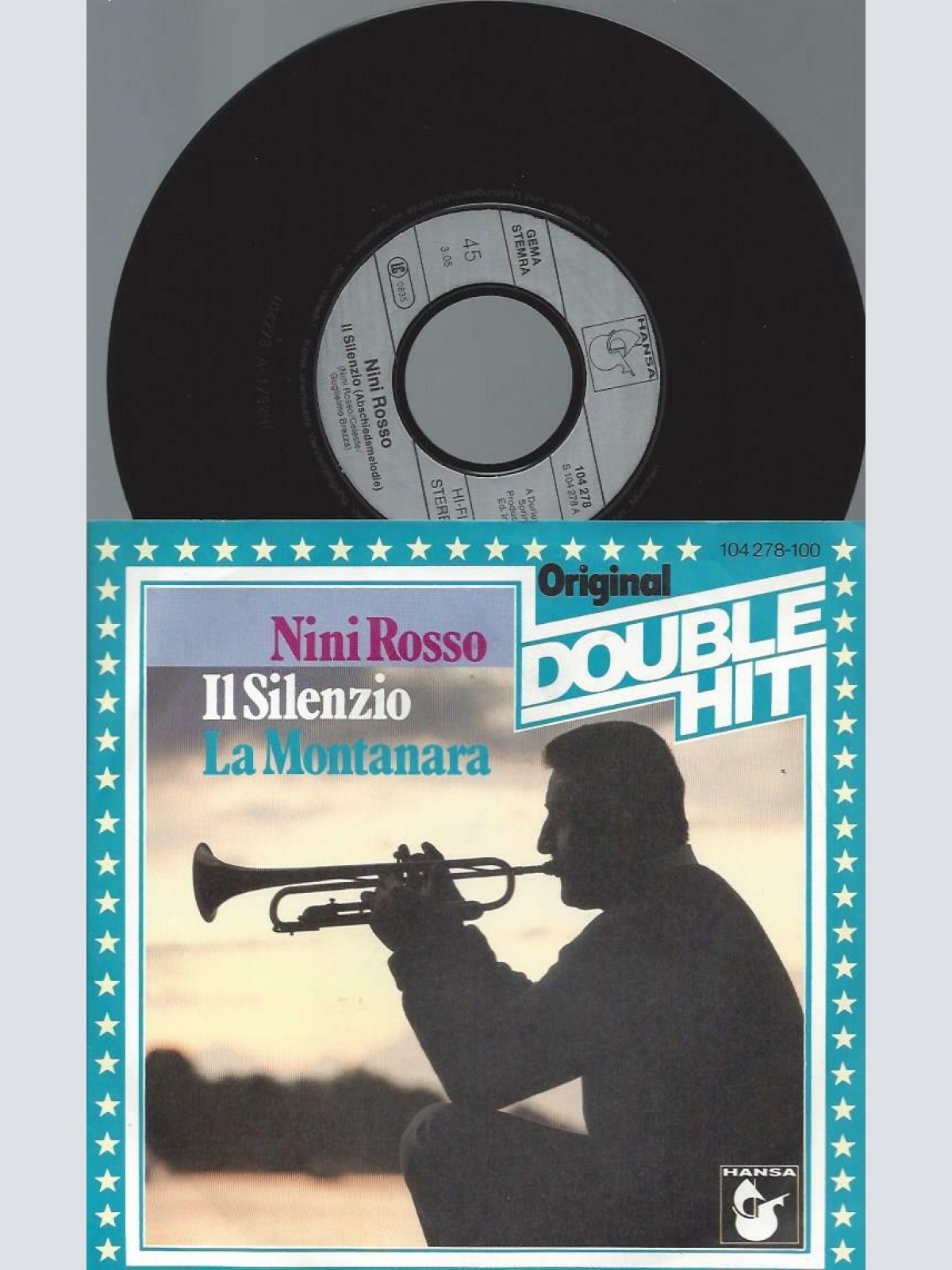 7" Nini Rosso – Il Silenzio / La Montanara