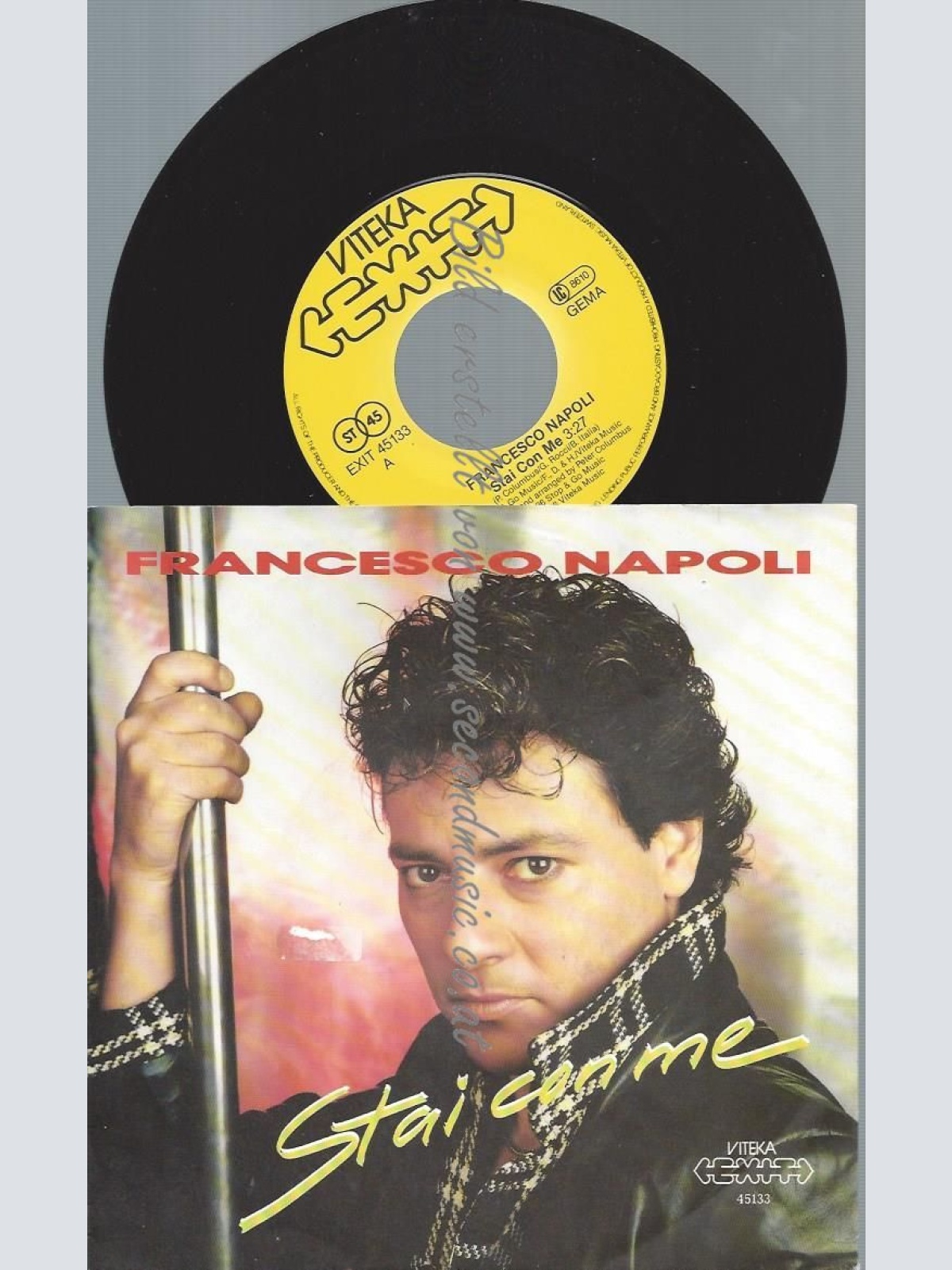 7"  Francesco Napoli  Stai Con Me