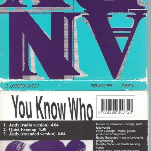 CD-- You Know Who – Andy  // DIGI
