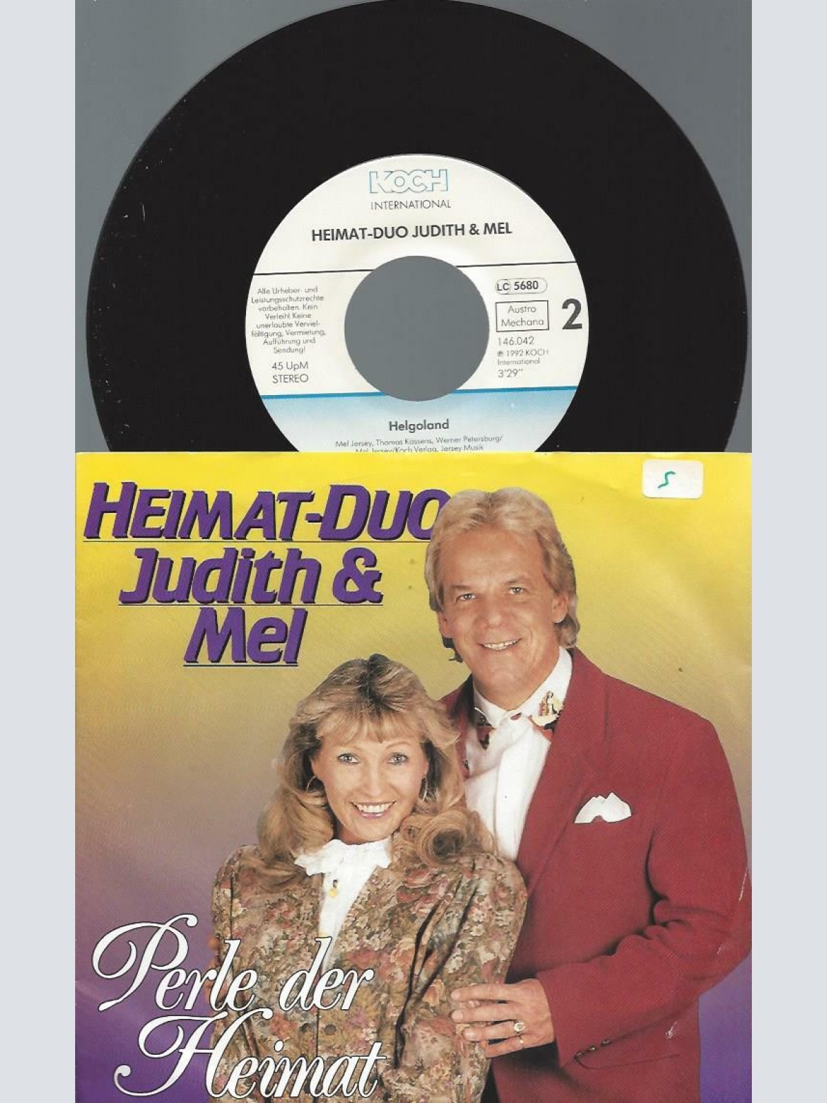 7" Heimat-Duo Judith & Mel – Perle Der Heimat
