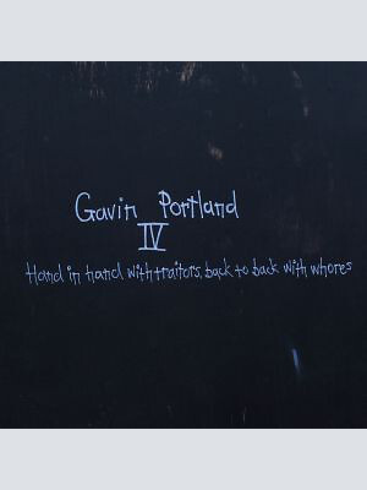 LP, Album Gavin Portland - IV - Hand In Hand With Traitors, Back To Back With...