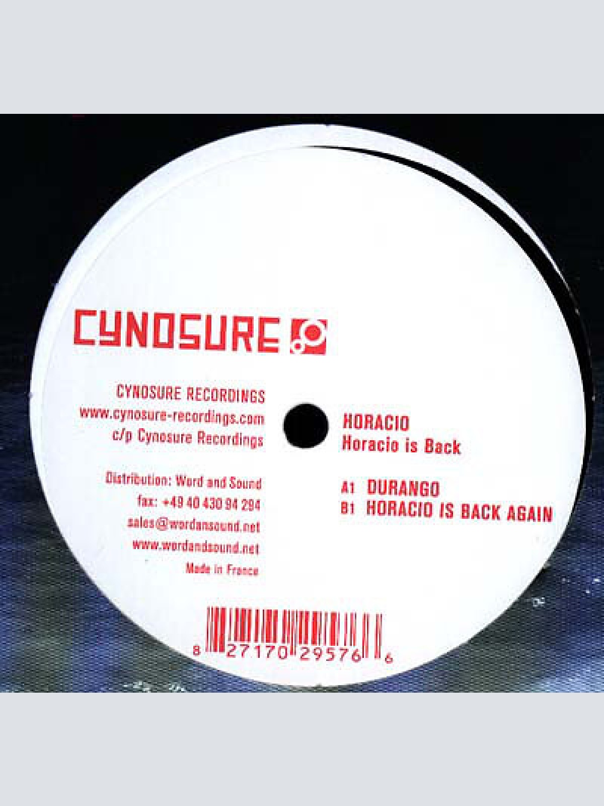 12" Horacio - Horacio Is Back