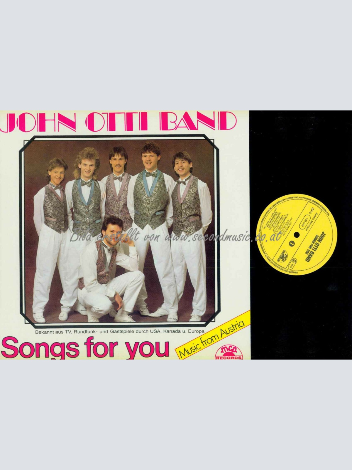 LP-- John Otti Band --  Songs for you  / NM