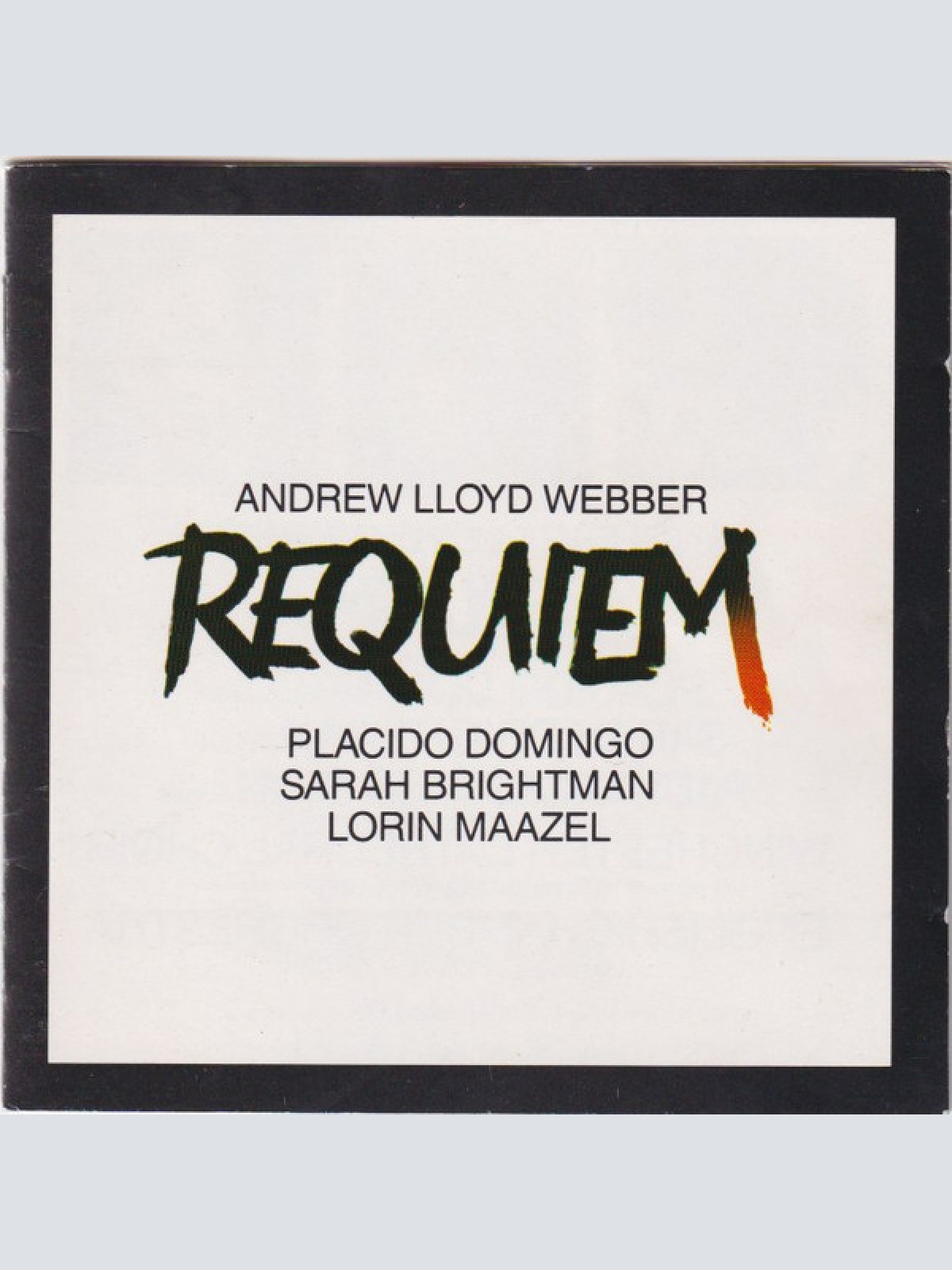 CD, Album Andrew Lloyd Webber - Requiem
